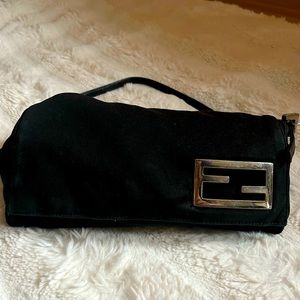 Fendi Black Mini Bag with Silver Accent